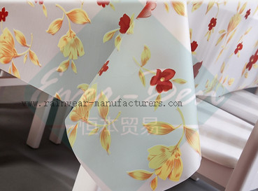 EVA thick plastic tablecloth factory